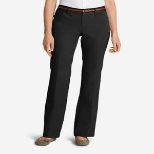 EDDIE BAUER STAYSHAPE TWILL TROUSERS CURVY